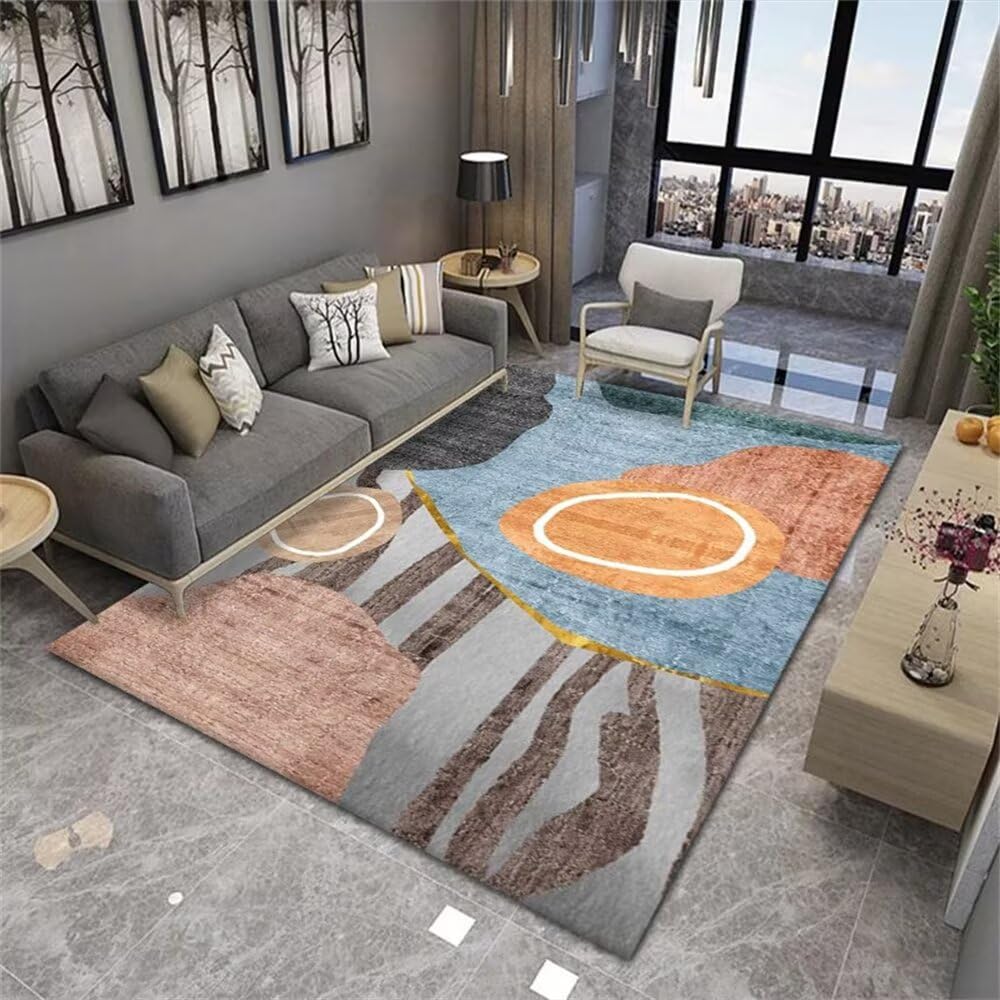 Le tapis du salon design moderne 70x120cm aux finitions soignées
