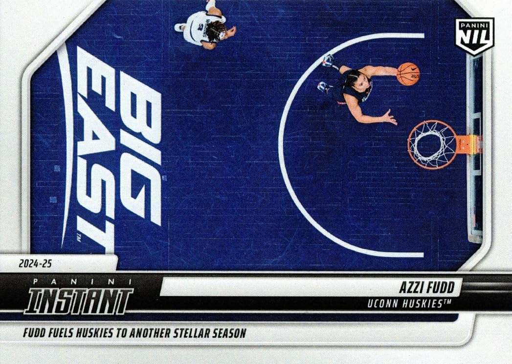 2024-25 Panini Instant Basketball NIL #71 Azzi Fudd Pre-Rookie Card UConn - Only 97 made!