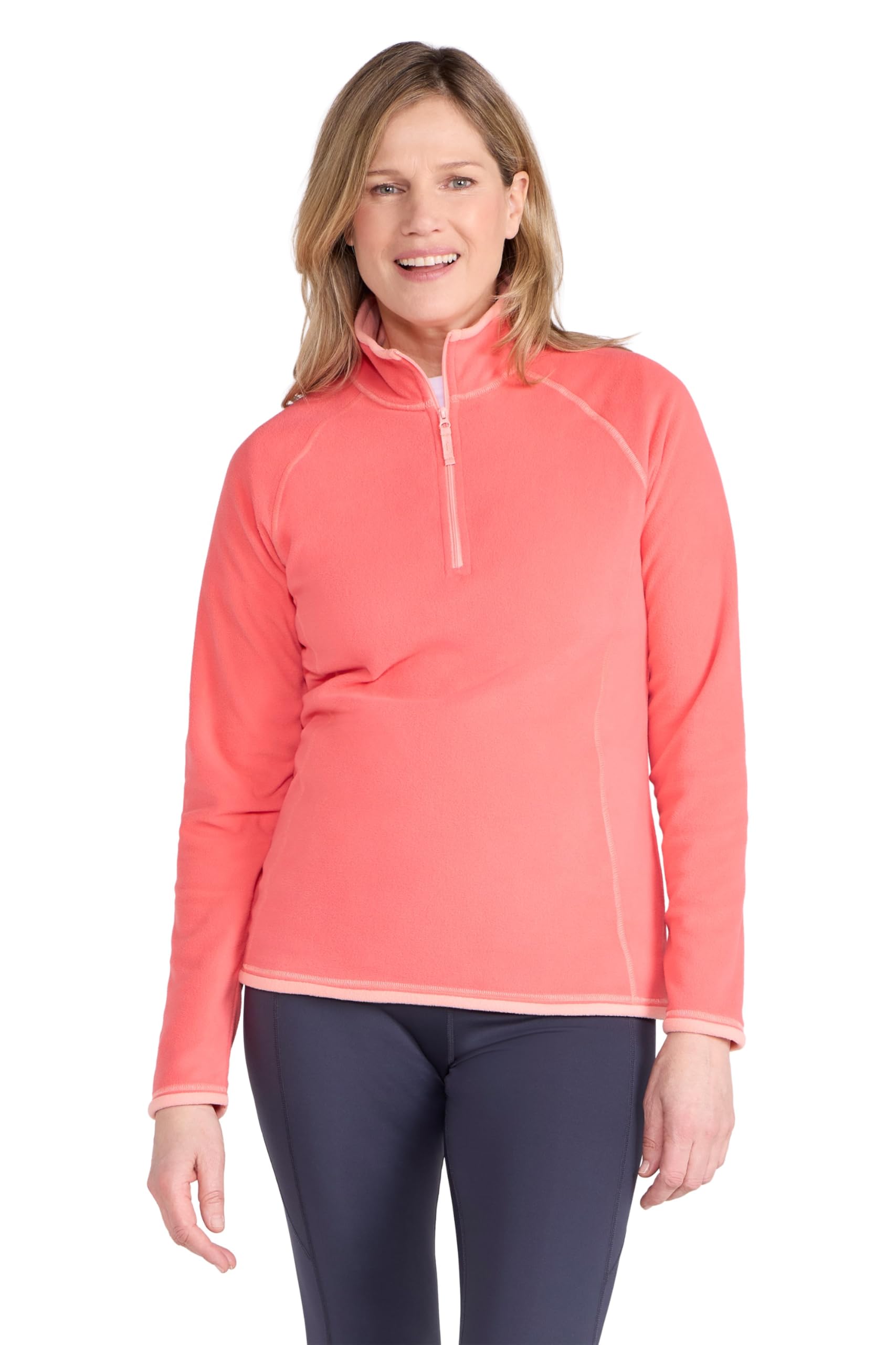 Montana Womens Half-Zip Fleece - Pink