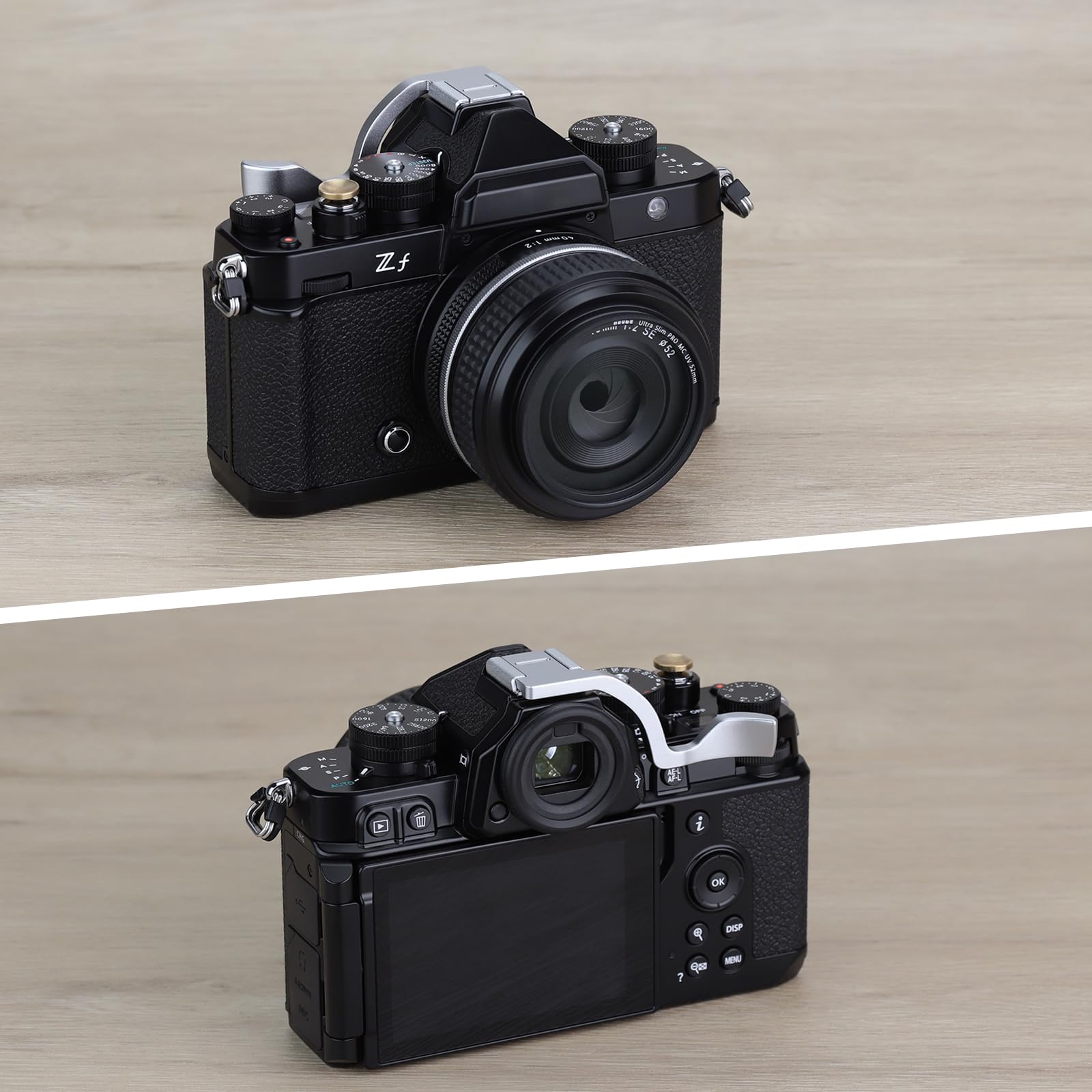 Amazon | Haoge メタルサムアップレスト ハンドグリップ Nikon Zf ZF
