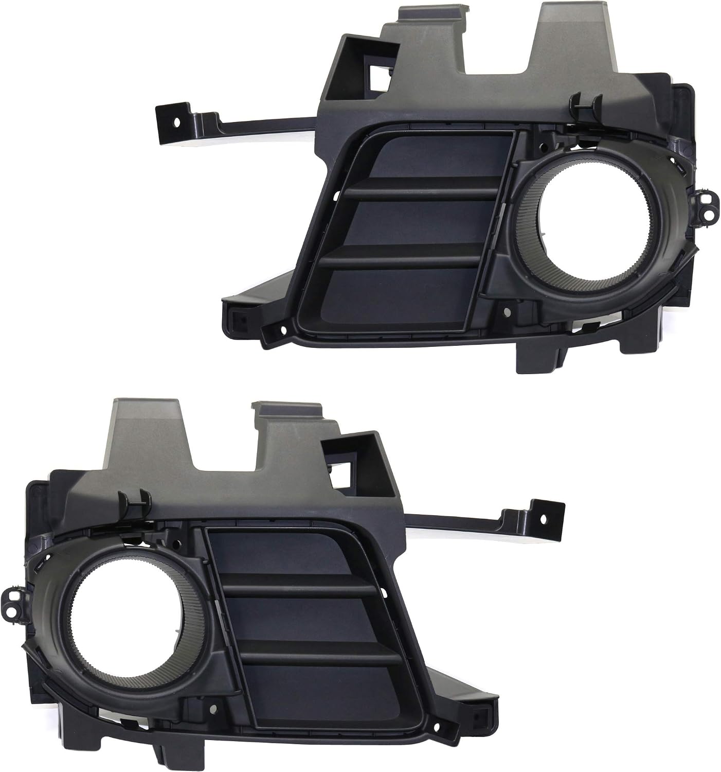 Garage-Pro Fog Light Trim Set of 2 Compatible with 2011-2014 Acura TSX Primed Front, Driver and Passenger Side