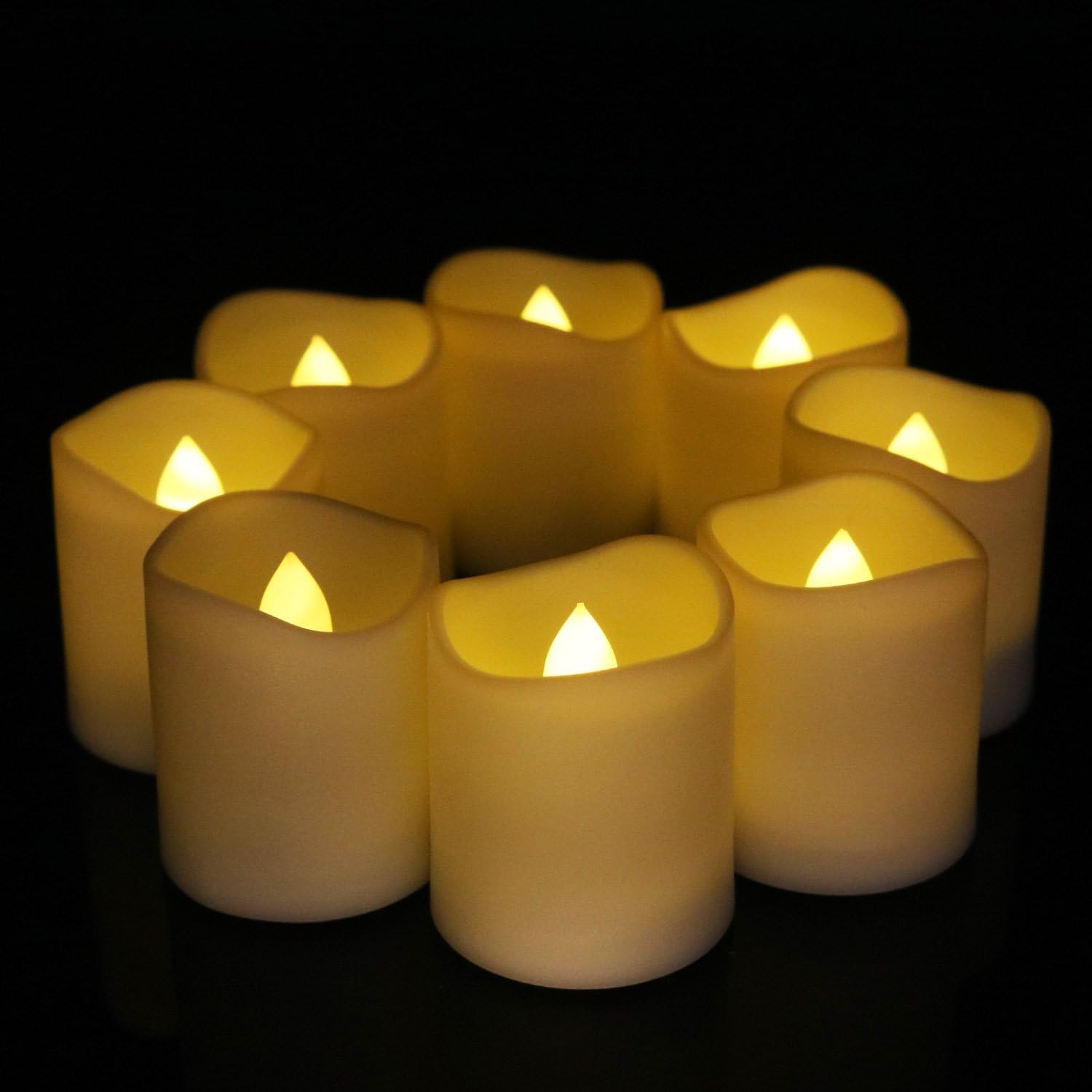 Micandle Timer Candles,Battery Flameless Led Tea Candles