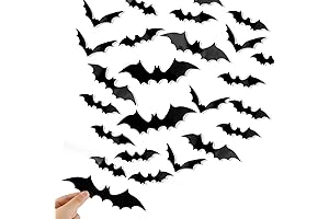 DIYASY Bats Wall Sticker Decorations for Halloween