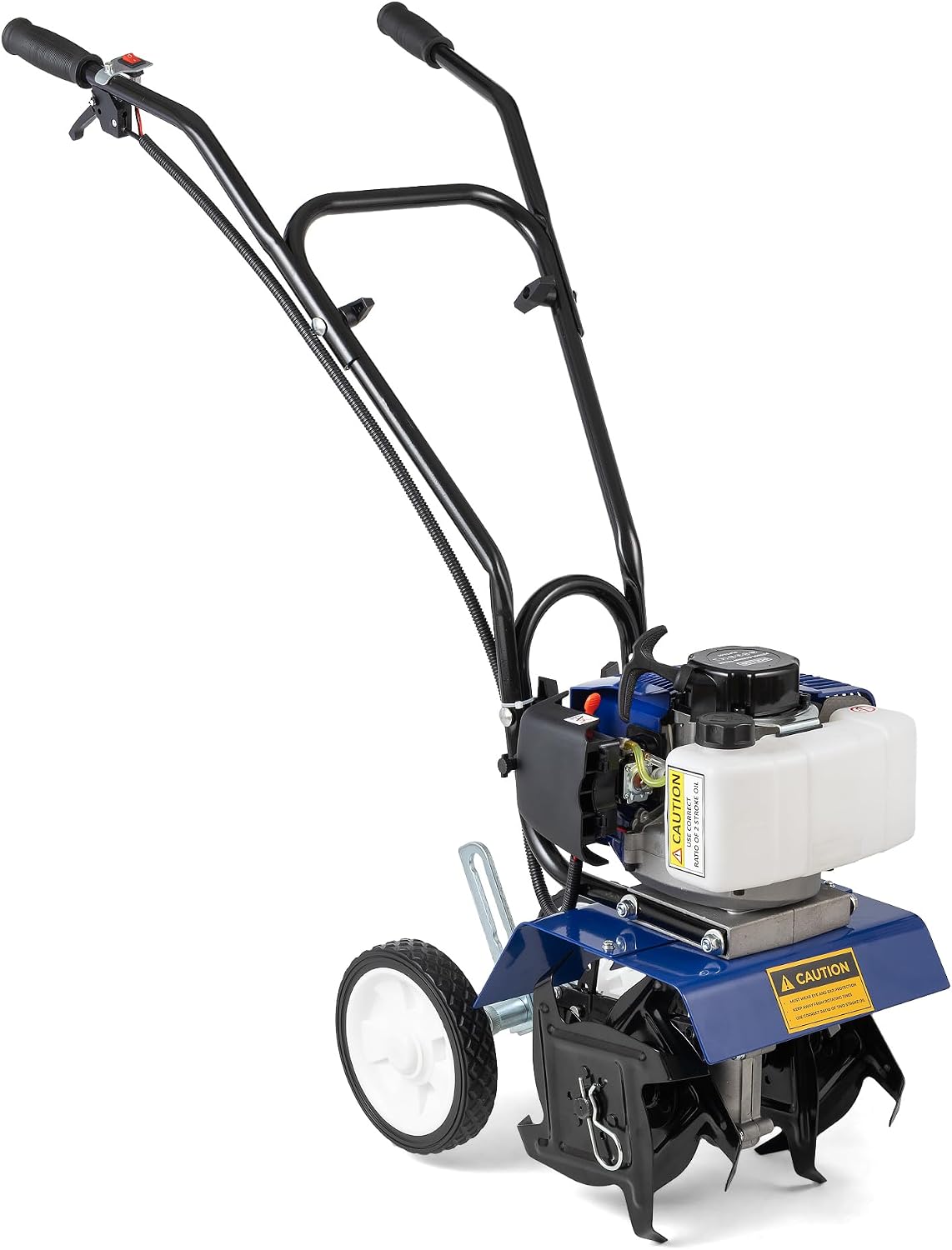 POLLOR 52cc petrol mini tiller for allotment beds