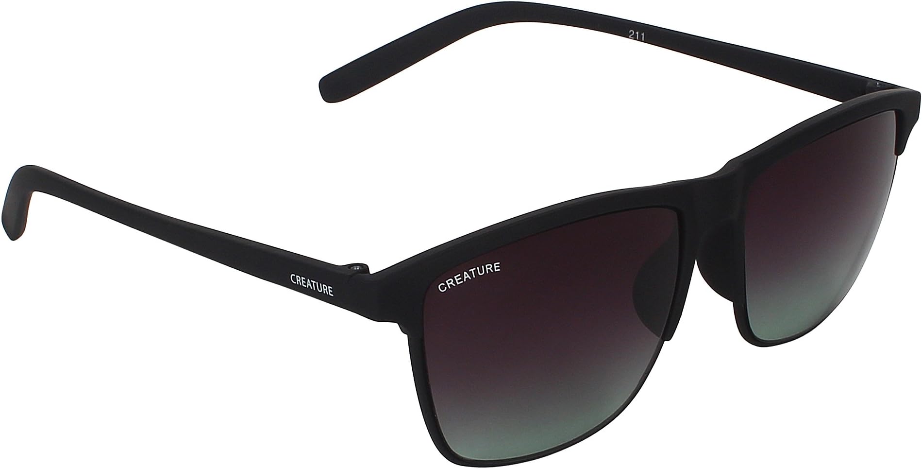 CREATURE Gradient Wayfarer Unisex Sunglasses - (DOIT-006|53|Purple Color Lens)