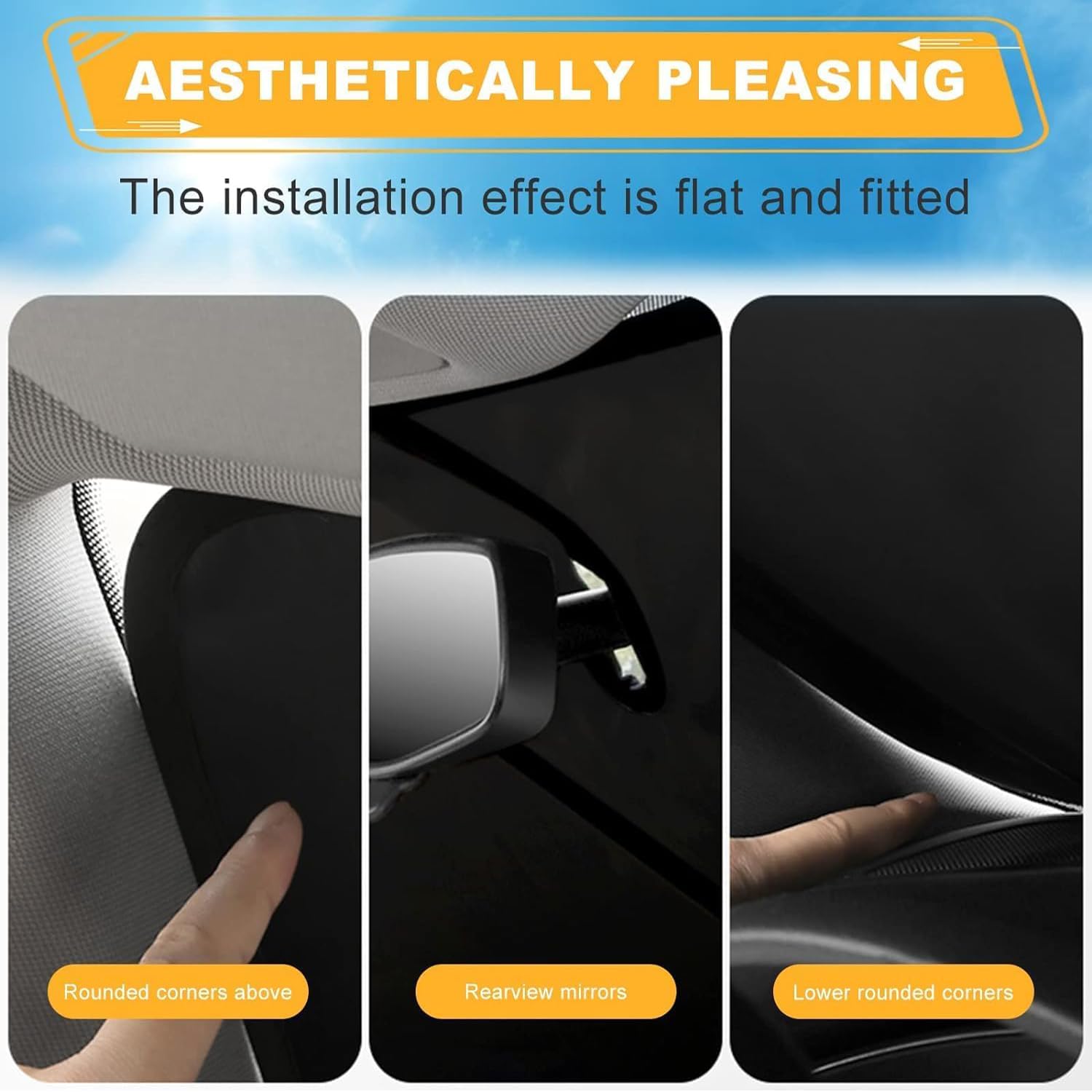 Tendine Parasole Auto Bambini per Chevrolet Cavalier 2020-2022, Magnetico Finestra Laterale Anteriore Posteriore Tenda Parasole Anti-UV Visiera Finestrino Auto,front gear