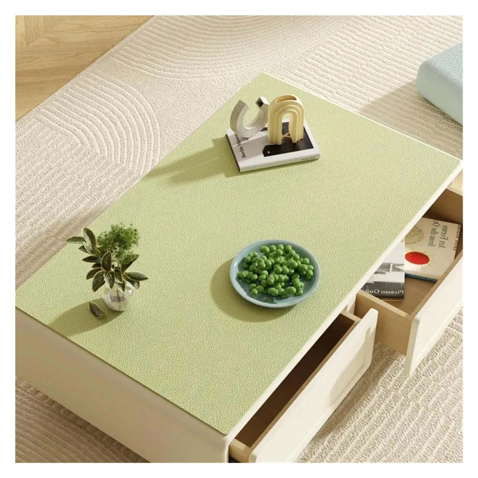 Tappetino da scrivania in pelle, tappetino da tavolo impermeabile resistente all'olio, copertura protettiva for scrivania da pranzo e cucina(Color 4,L 70x140cm)