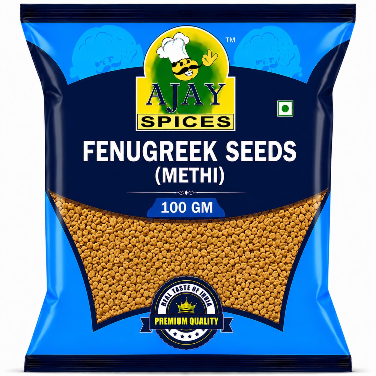 AJAY SPICES Fenugreek Seeds (Methi) 100G | Premium Quality | 100% Natural | No Preservatives | Hygienically Packed | Pack of 2-image-35