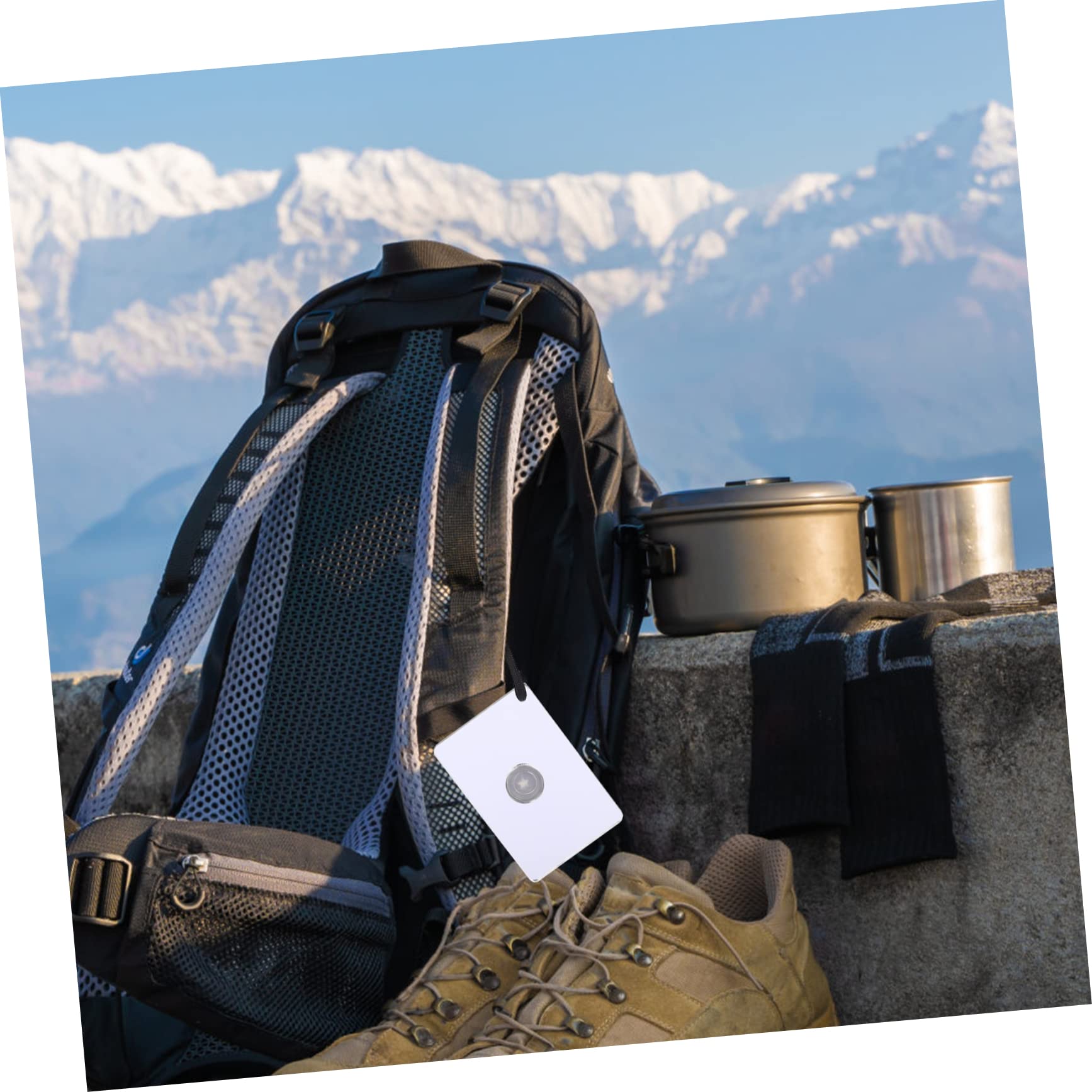 Toddmomy Überlebenssignalspiegel Multifunktionaler Camping Reflektionsspiegel Hochwertigem Tragbar mit Lanyard für Outdoor und Präzise Signalübertragung