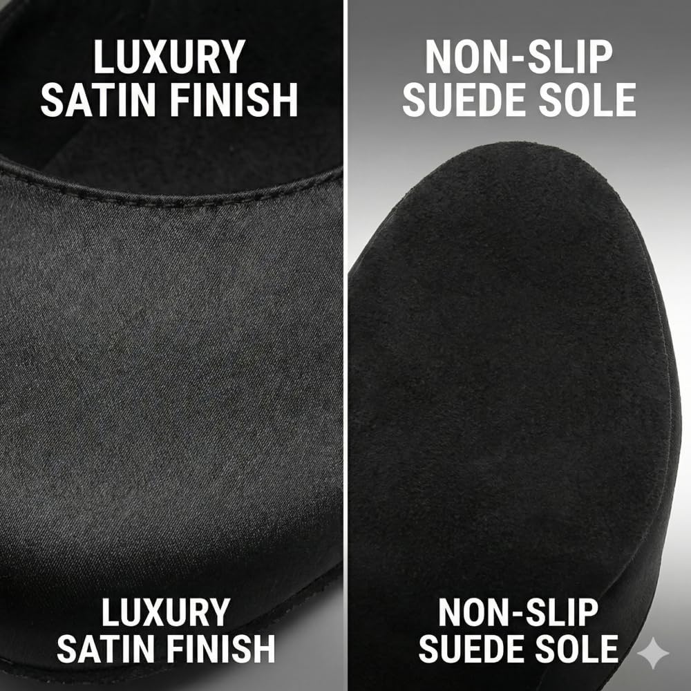 Women's Leather Tango Dance Shoes with Arch Support - Low Heel Ballroom & Latin Practice Shoes for Wide Feet - Image 5