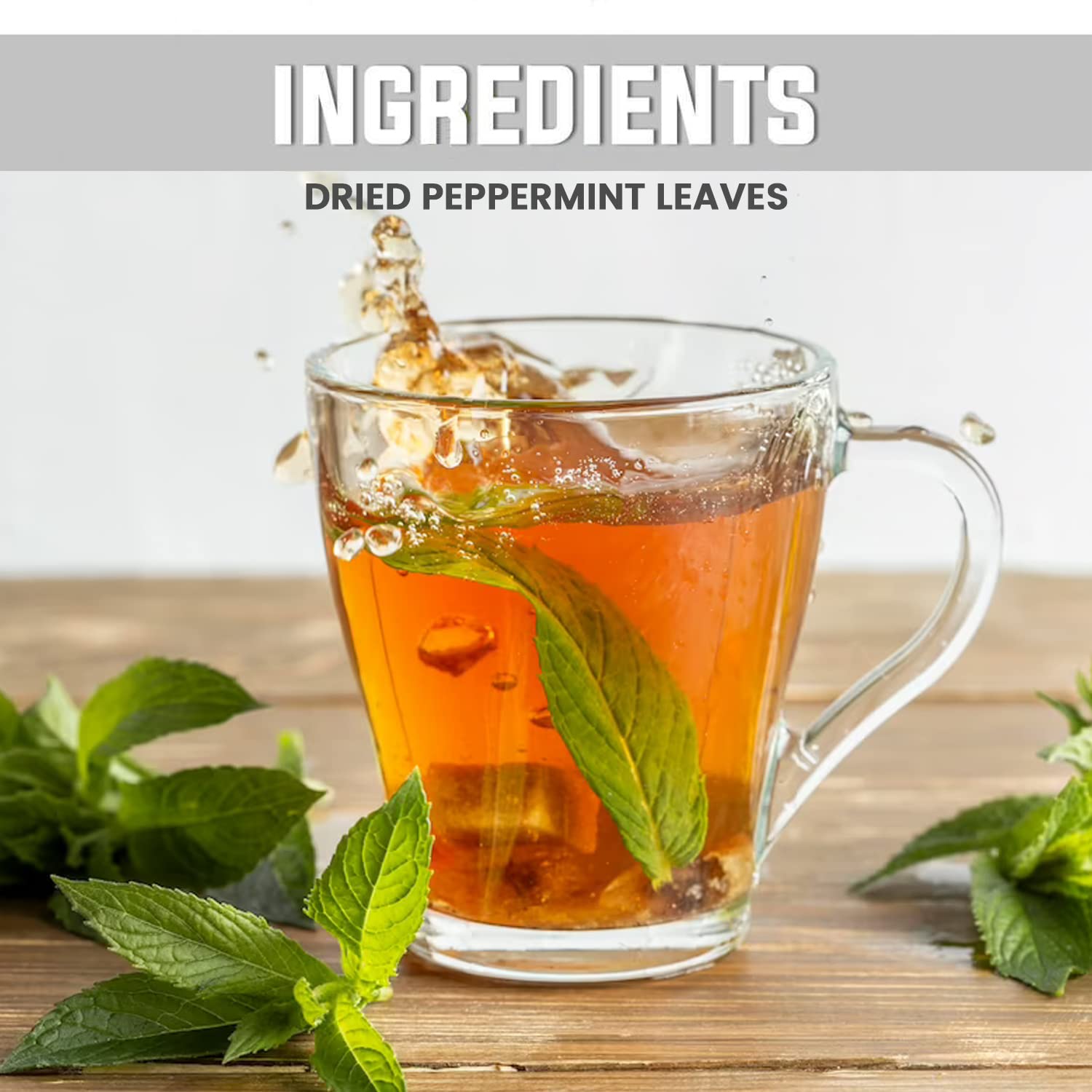 Nutty Yogi Peppermint Leaves - Dried, 50Gm with Dry Peppermint Leaves | Immunity Booster and Herbal Tea | Improve Digestion 1