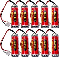 Vista 1 de (10 unidades) 1800mAh ER6C 3.6V PLC Batería AA compatible con ER6C para FX F2-40BL PLC