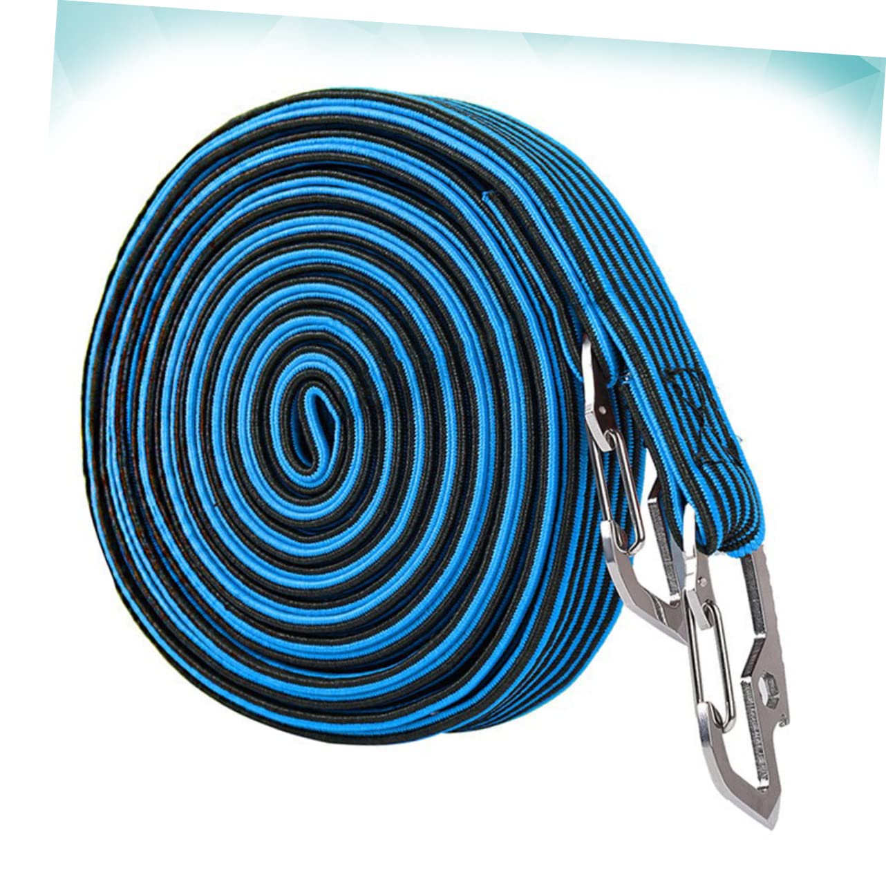 BRIGHTFUFU Bike Elastic Luggage Strap Durable Fixed Rope for Motorcycle Bicycle Trunk High Toughness and Elasticity for Secure Transport Blue Color