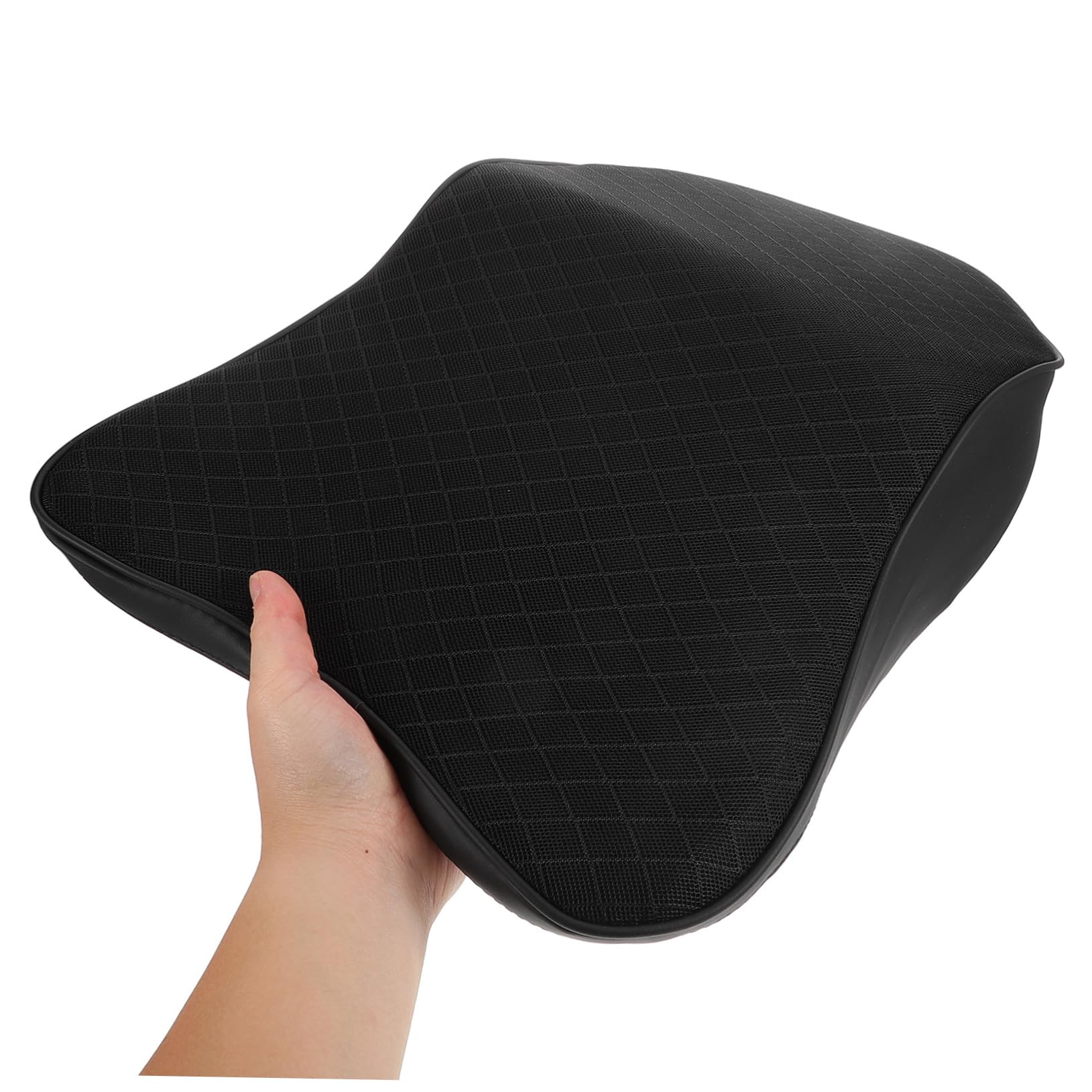 PRETYZOOM Cojín Coche Conductor de Memoria Espumosa, Soporte Cervical Cómodo y Lavable, Reposacabezas para Asiento Coche y Oficina Negro