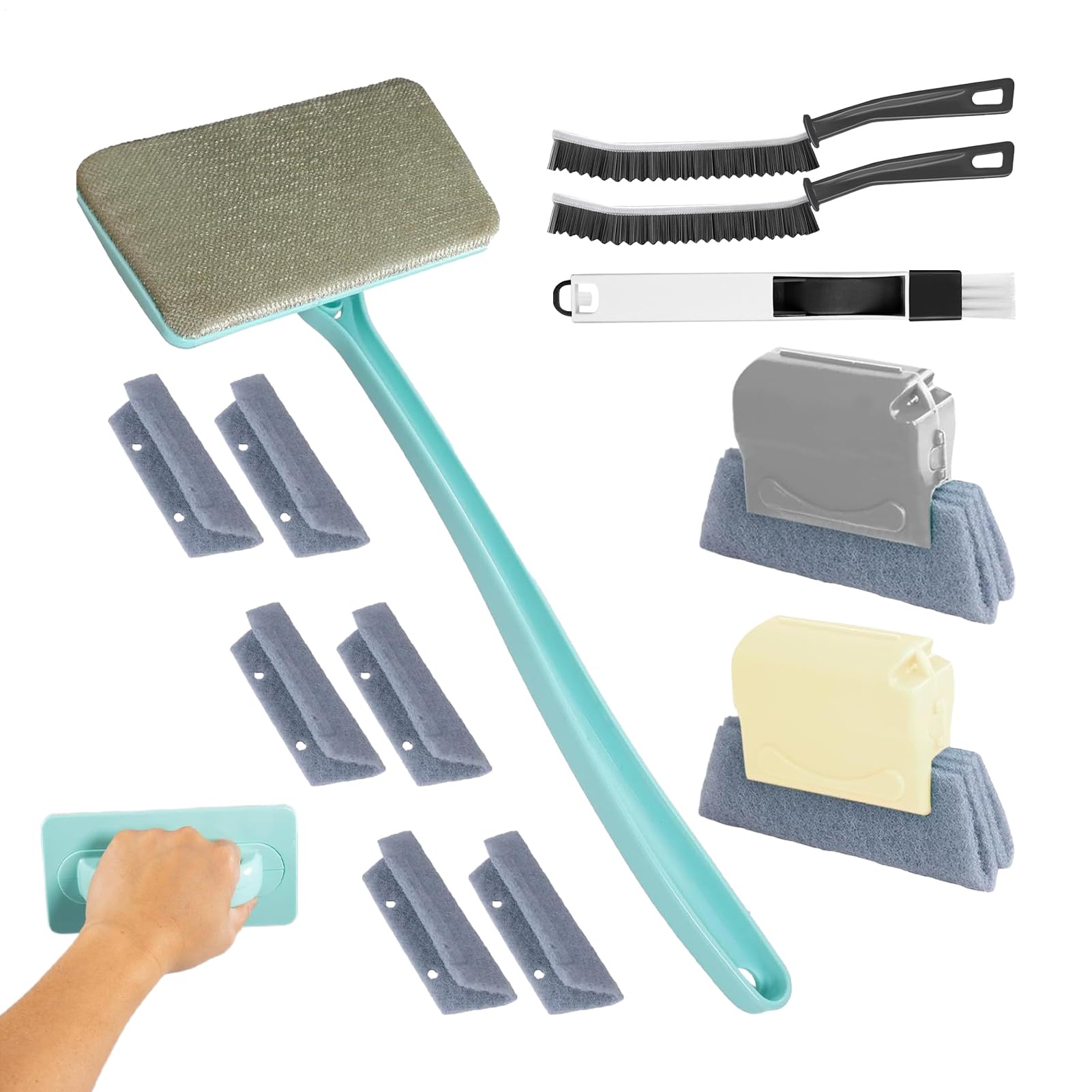 Nettoyeur de rail de fenêtre pour moustiquaire et carrelage de cuisine