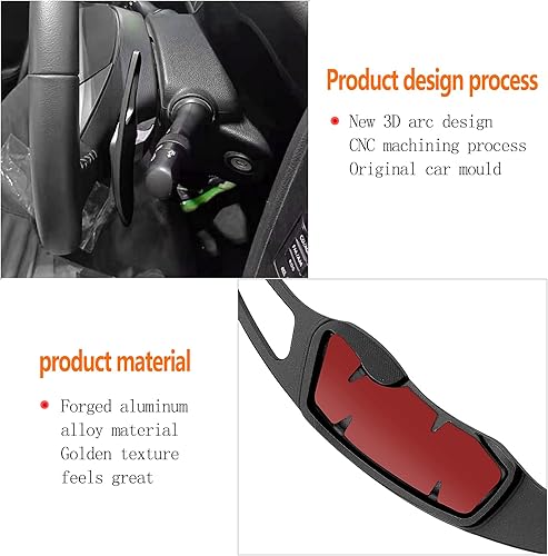 Miniatura 3 de Para Subaru Accesorios Paletas de Cambio Cubierta Extensión Volante Shifter Extendido Trim Compatible con Subaru Forester Outback XV BRZ WRX Impreza