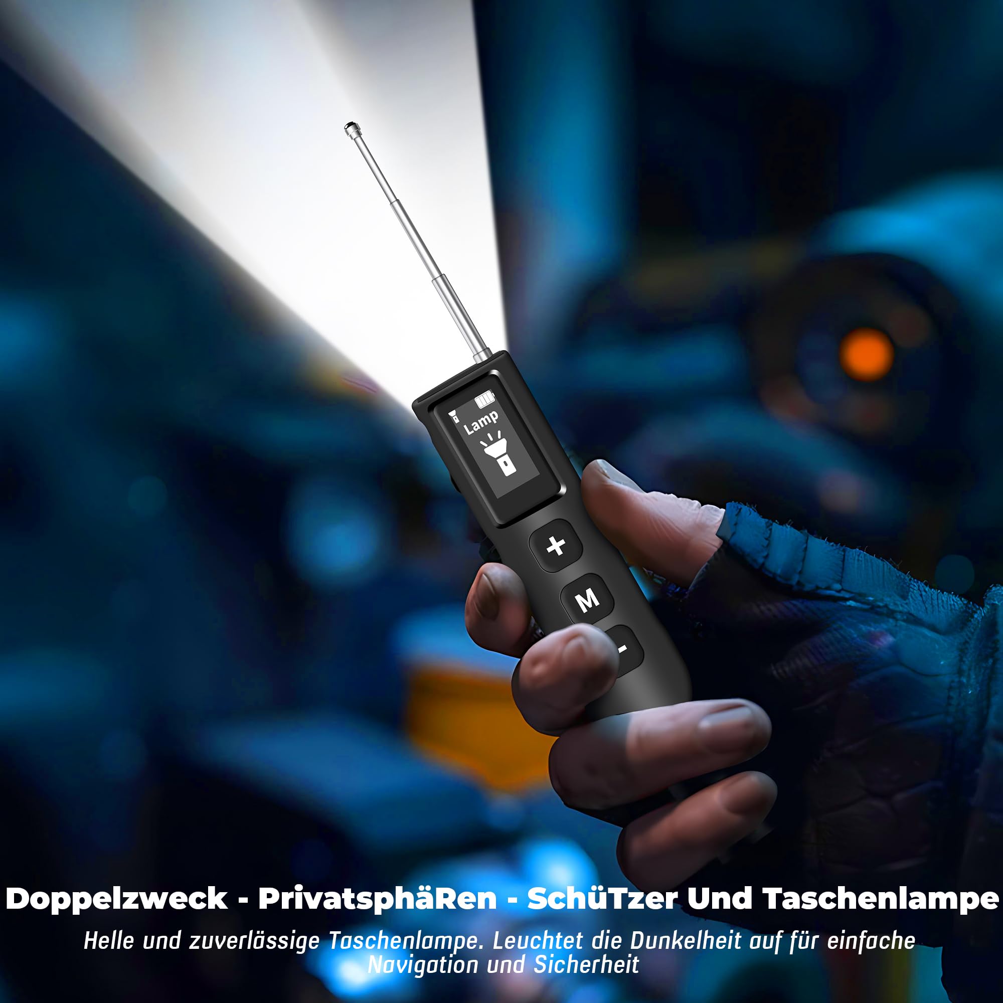 Détecteur de Caméra Cachée, 6 en 1 Detecteur Micro Espion RF sans Fil, Detecteur de Camera et Micro Espion, Anti-Espion, Détecteur de Micros GPS, Détecteur de Bugs pour Bureau, Hôtel, Maison