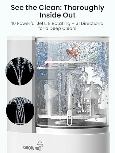 Miniatura 3 de Lavadora de biberones Pro, esterilizador y secadora para una fácil limpieza, lavadora de biberones para todas las botellas, piezas de bomba y equipo