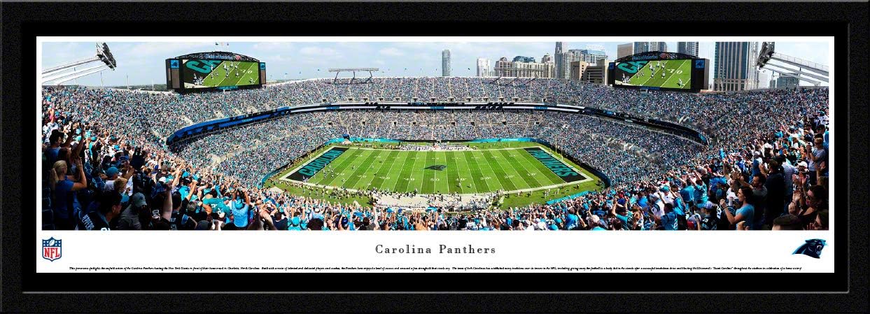 Carolina Panthers Football - NFL Panoramic Poster and Wall Décor by Blakeway Panoramas