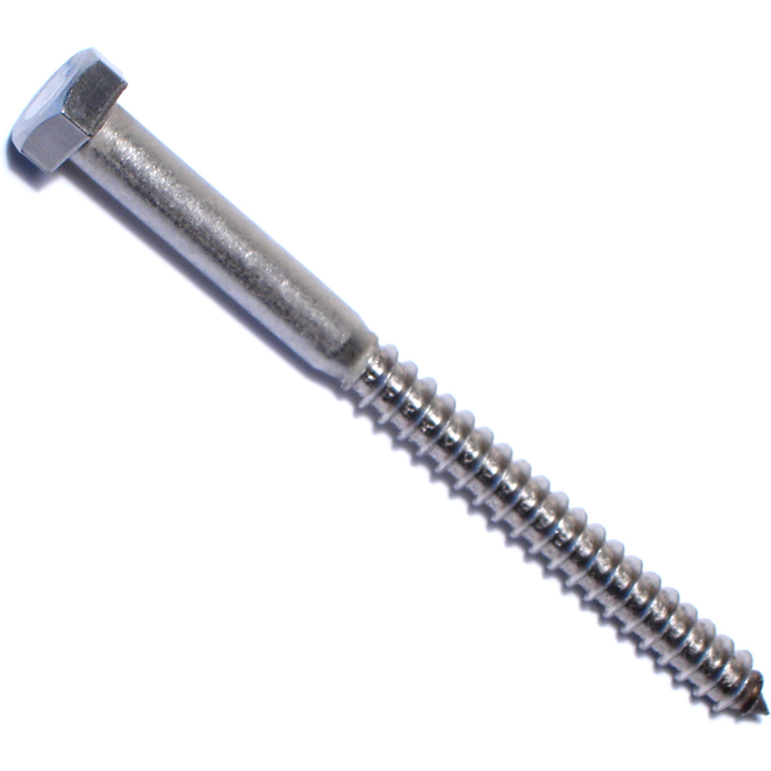 Lag Vis hexagonale 5/16 x 4 pour fermetures difficiles en lot de 25 pièces