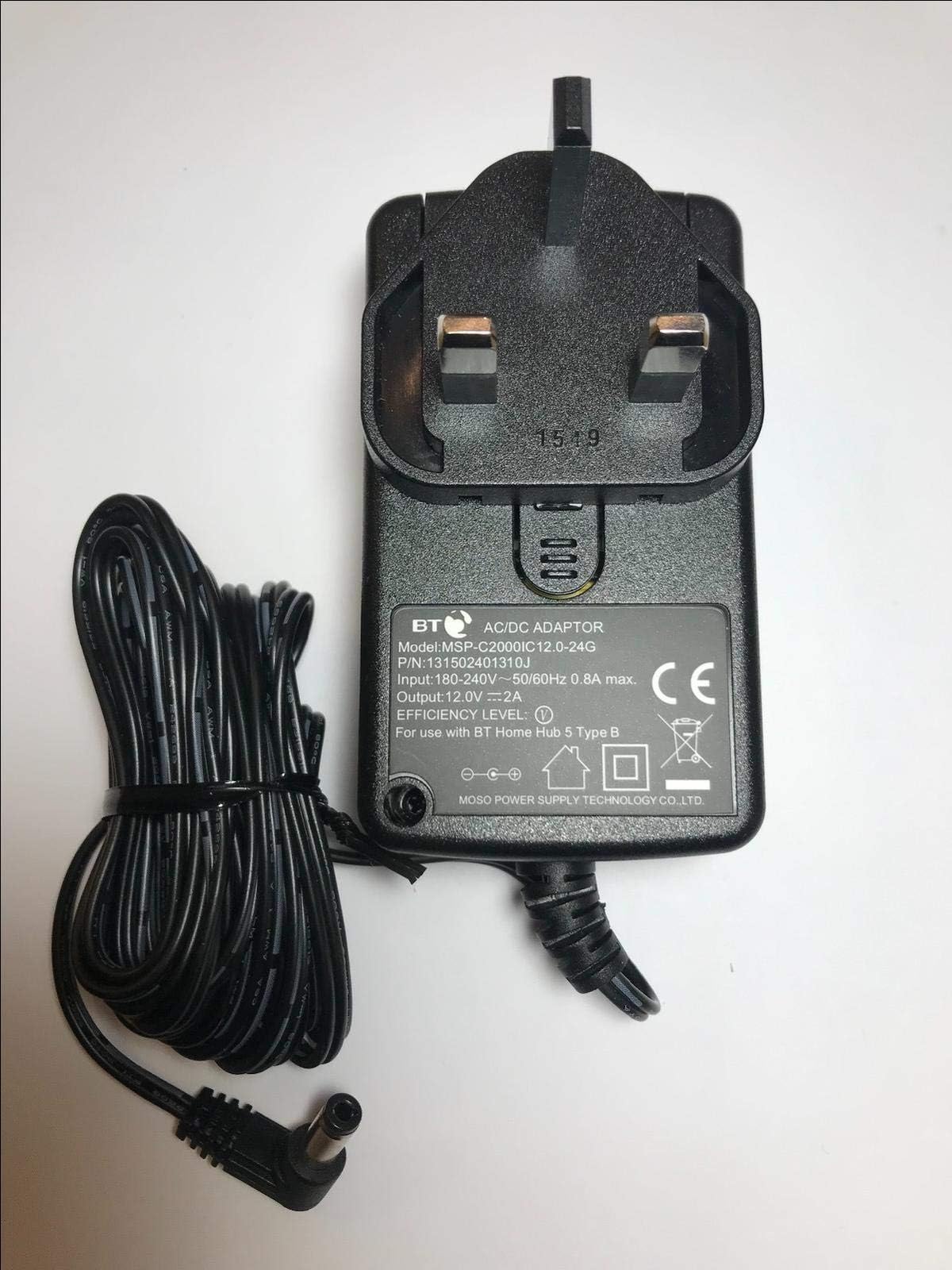 12V YAMAHA MU15 MU50 MU80 TONE GENERATOR AC ADAPTOR POWER SUPPLY CHARGER PLUG