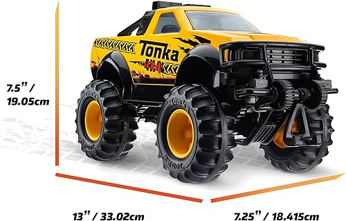 Miniatura 75 de Tonka Steel Classics Bulldozer - Camión de construcción de juguete, hecho de acero y plástico resistente, para niños y niñas de 3 años en adelante