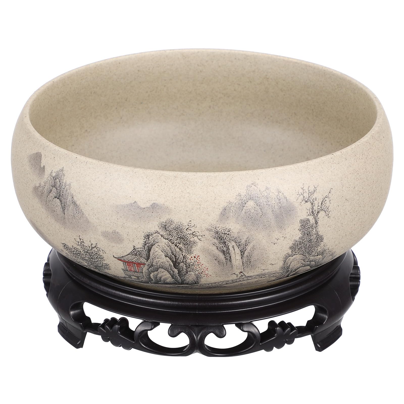 Pot de bonsaï en céramique chinoise anti débordement
