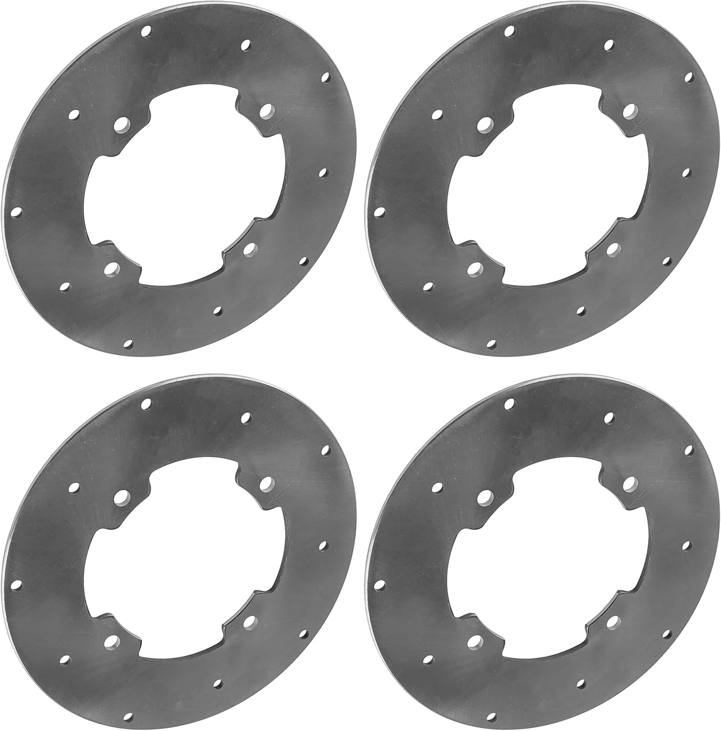 Caltric 4x Front and Rear Brake Disc compatible with Arctic Cat Wildcat Trail 700 4x4 2014-2017 2020