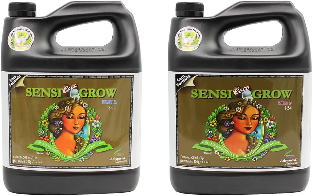 Advanced Nutrients pH Perfect Sensi Grow Coco Part A+B Soil Amendments, 4 L