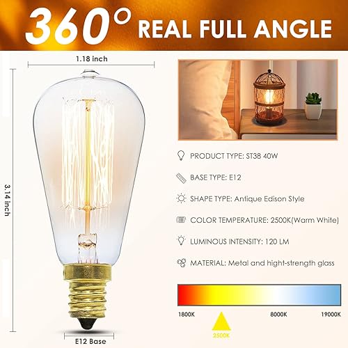 Miniatura 2 de SALKING Calentador eléctrico de cera derretida, calentador de velas de metal, quemador de cera para cera perfumada, calentador de fragancia con