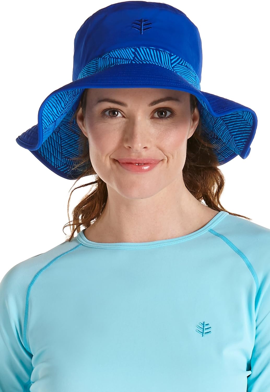 Coolibar UPF 50+ Women's Chlorine Resistant Bucket Sun Hat (Large/X