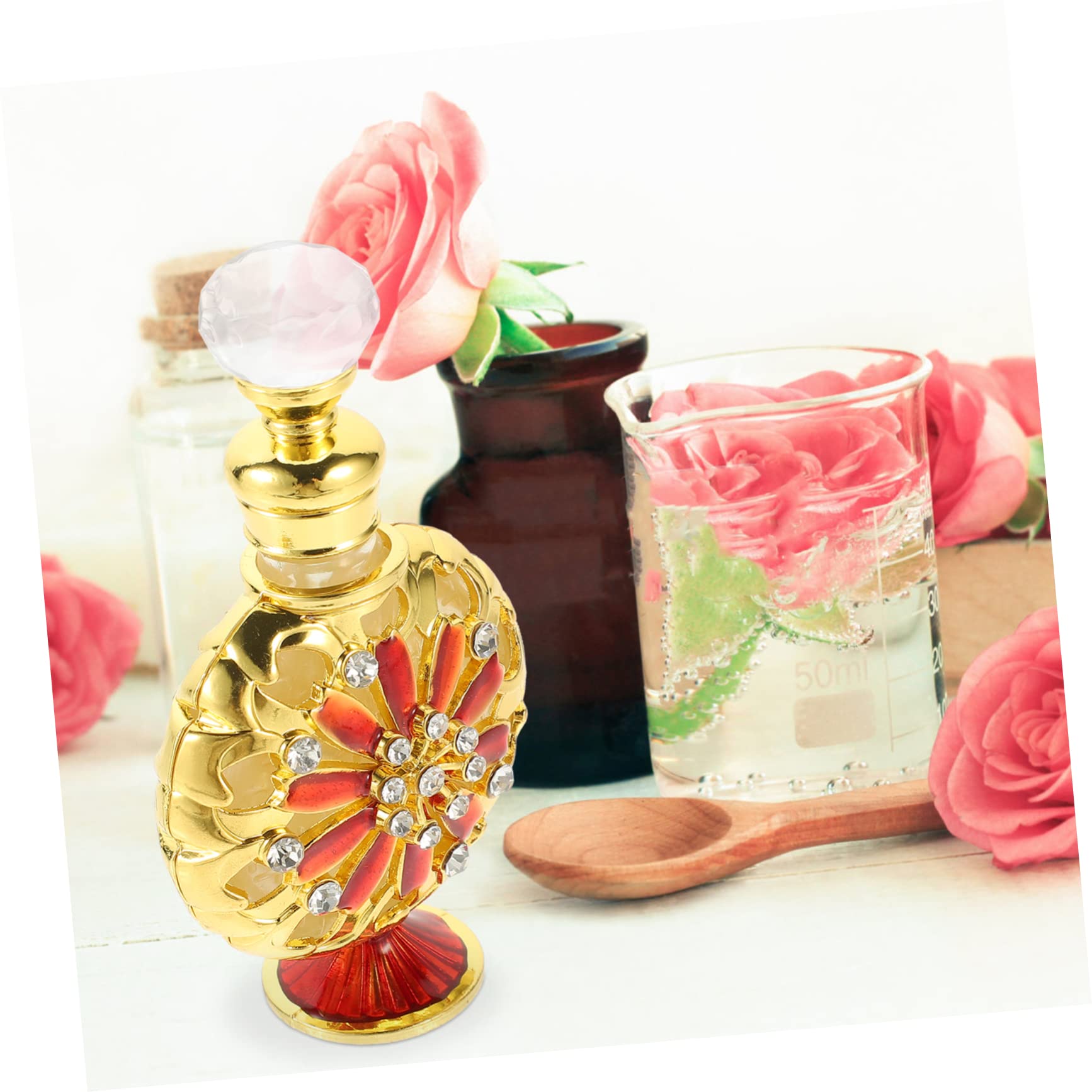 2pezzi Bottiglia Di Profumo Vuota Da Viaggio Ricaricabile Con Design Elegante e Chiusura Ermetica Per Oli Essenziali e Profumi Per Uso Personale e Regali