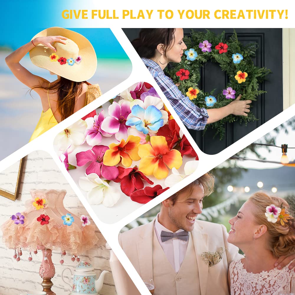 HUIANER 50PCS Artificial Orchid Flower Heads - Image 4