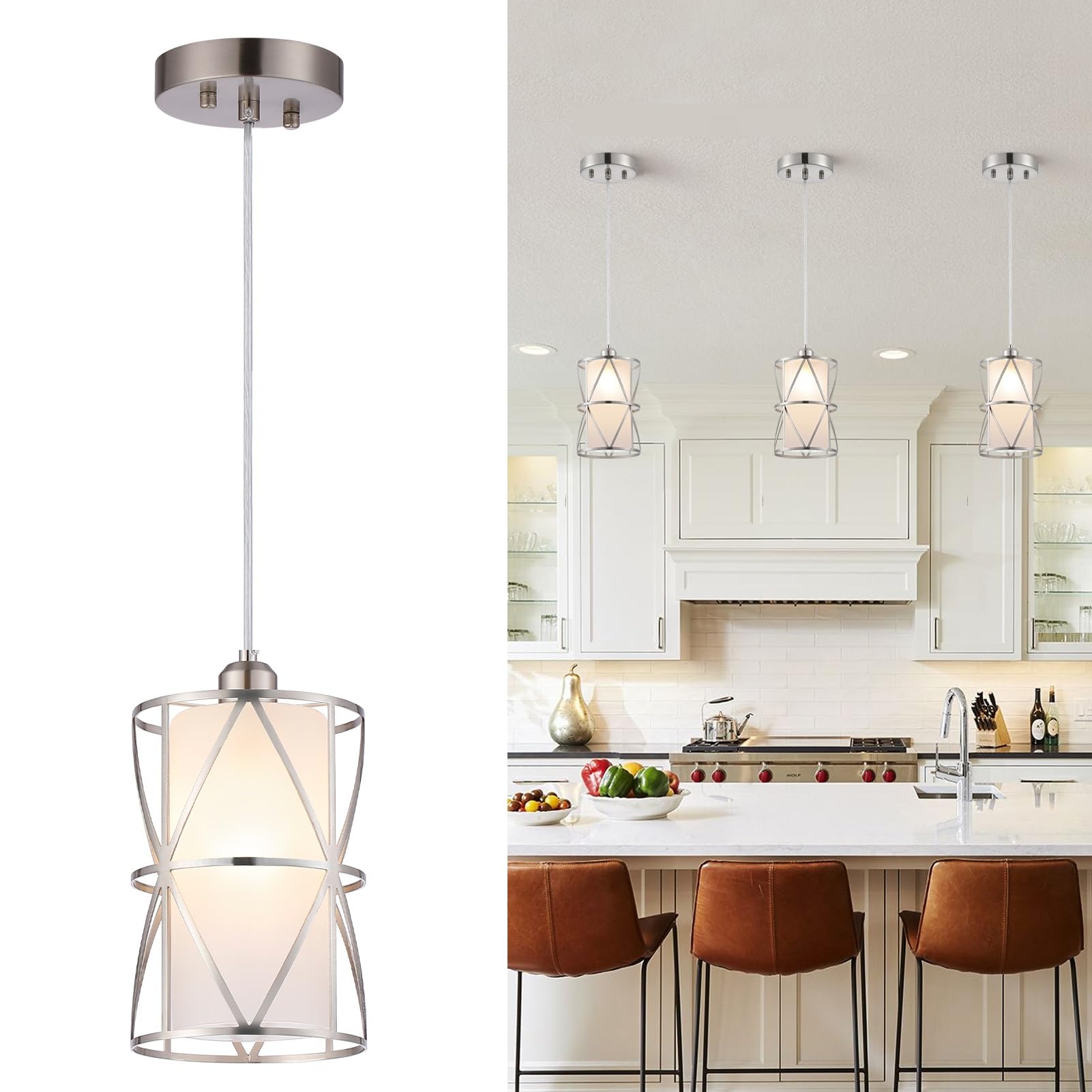 Zlierop Frosted Pendant