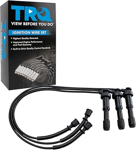 Miniatura 14 de TRQ Juego de cables de bujía de encendido del motor compatible con Hyundai Tucson Kia Sportage 2.7L Nrew