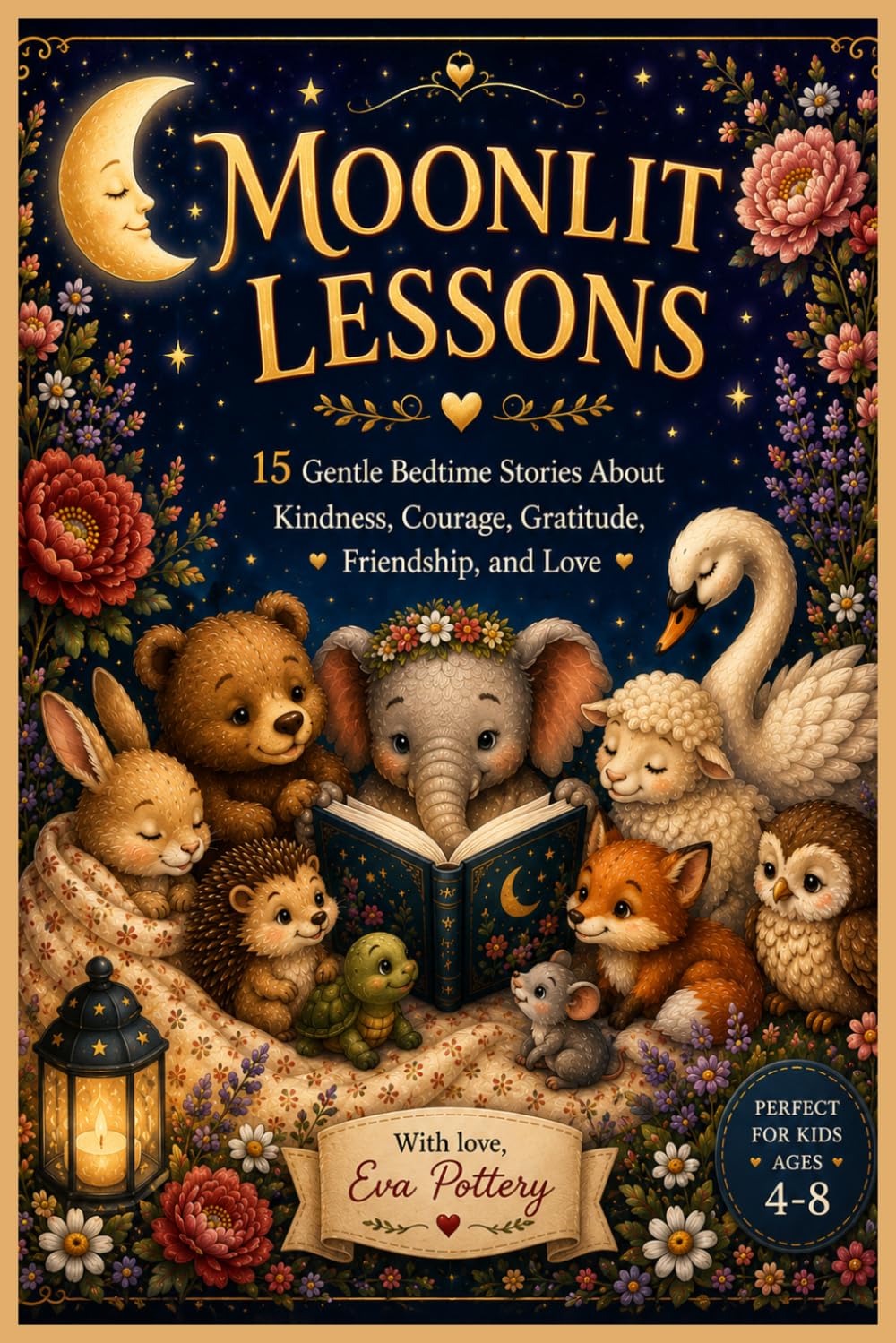 Moonlit Lessons 15 Gentle Bedtime stories: About Kindness, Courage, Gratitude, Friendship, and Love