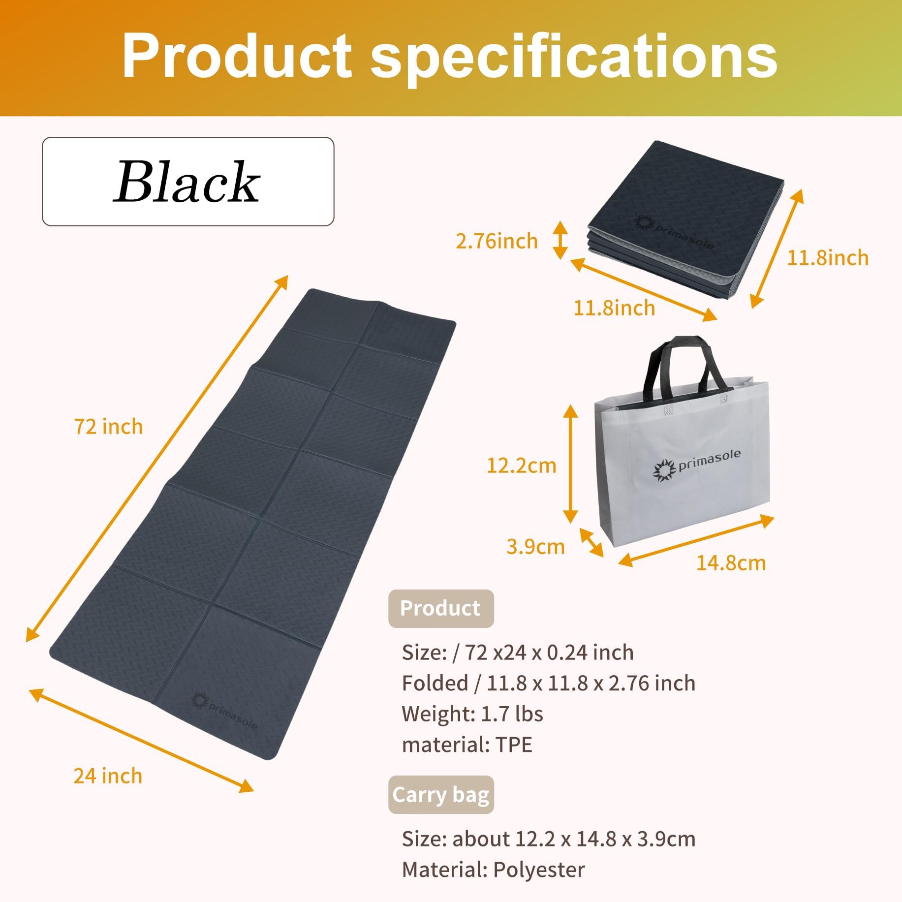 Primasole Folding Mat