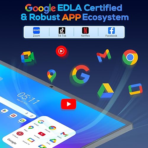 Miniatura 2 de JAV Pizarra blanca interactiva para aula, oficina, hogar, 4K UHD 8+128GB pantalla táctil Smartboard con sistema operativo Android con licencia EDLA