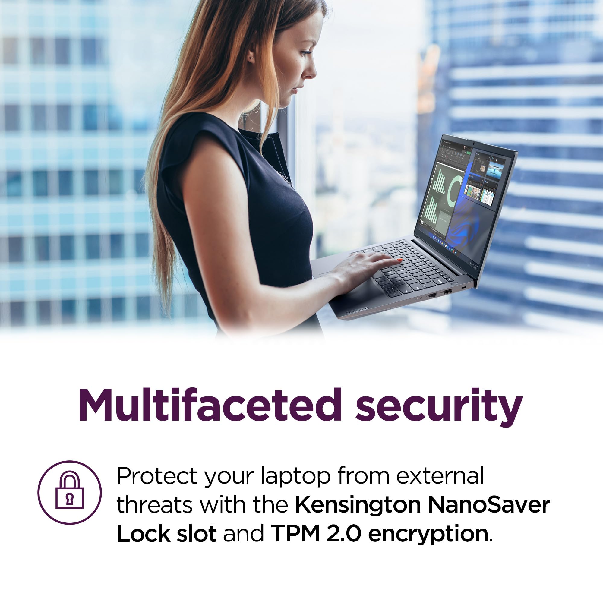 Lenovo 14 G4 - Laptop for Business - Intel Core i7-13620H - 14" FHD Display - 8GB RAM (upgradable to 16GB) - 256GB Storage (upgradable to 1TB) - Windows 11 Home - Thin & Portable - Business Black