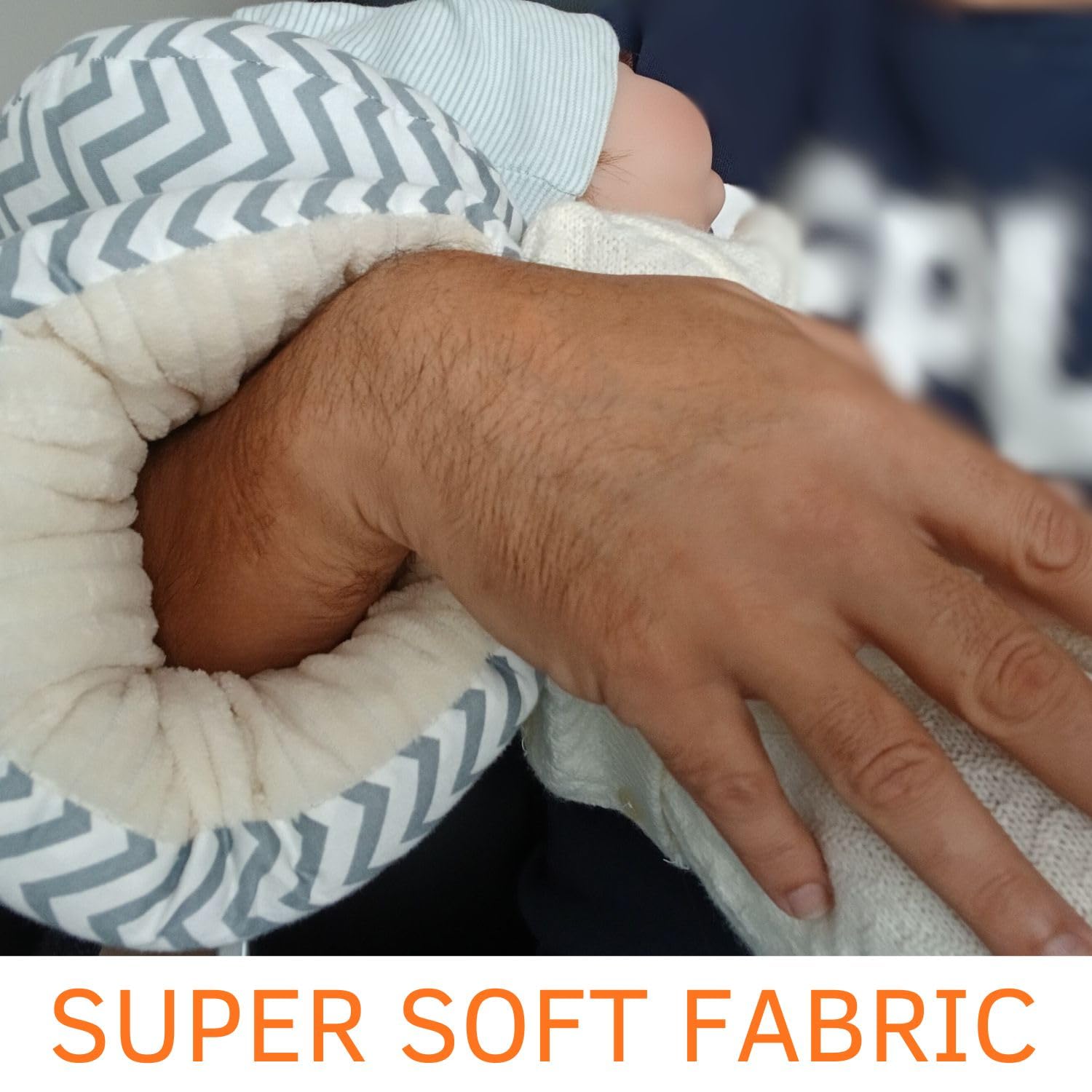 Coussin d’Allaitement Ergonomique avec Coussin Anti-Reflux 45° | Confort Maximum pour Maman et Bébé | 100% Coton Oeko-Tex | Léger et Transportable avec Sac de Voyage