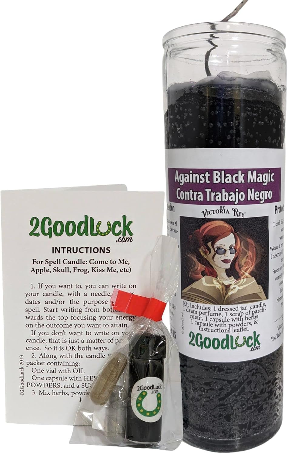 Hex Breaker Dressed Candle Kit - Contra Trabajo Negro