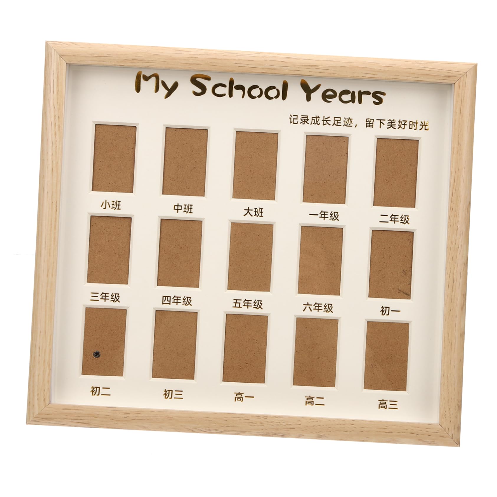 VICASKY Graduation Picture Frame School Years Photo Decor Collage Frame School Memory Accessory