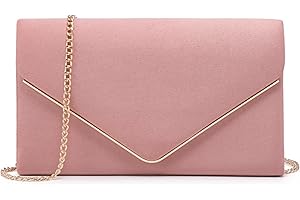 Leather Blush Clutch Purse: Timeless Elegance for Special Occasions