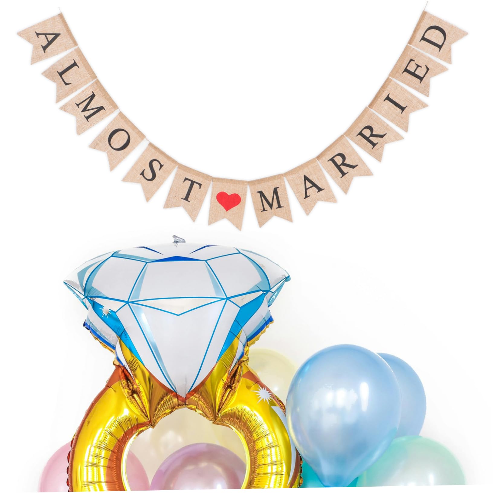 Abaodam 3stücke Hochzeit Banner Deko Fischschwanz Fahne Elegante Hochzeitsdekoration Für Verlobungsfeiern Assorted Farben Must-have Für Unvergessliche Momente Für Foto-requisiten Und