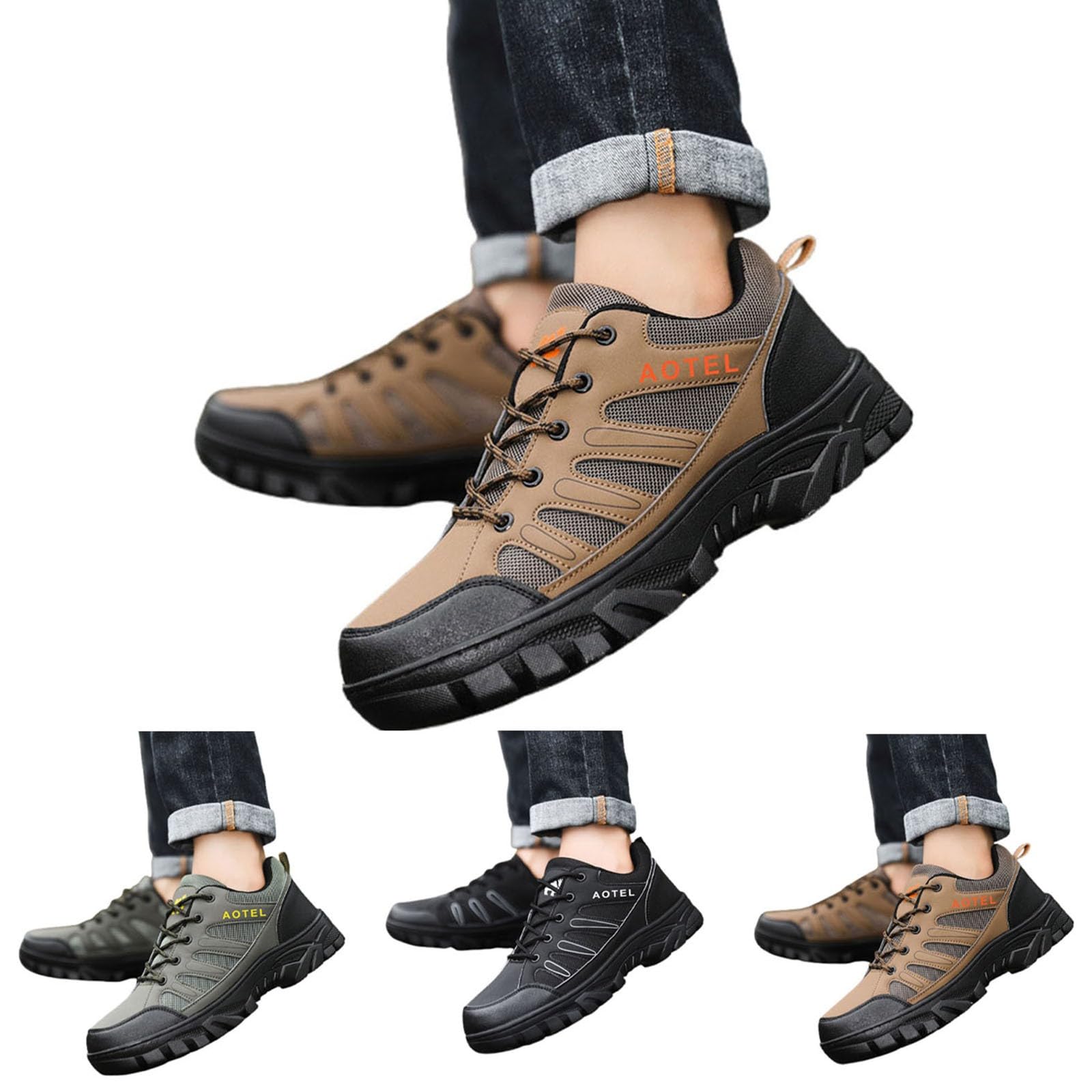 Wanderschuhe Herren Sommer Leicht Sportschuhe Orthopädische
