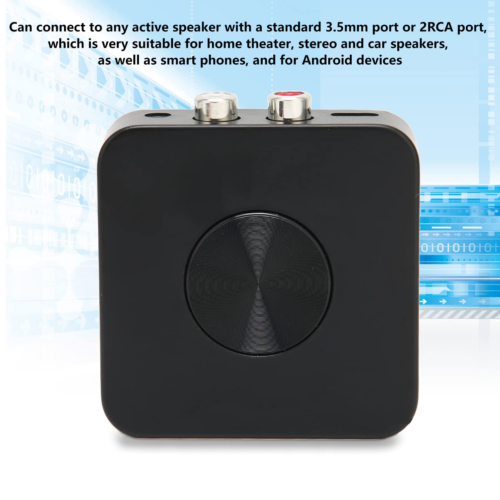 Trasmettitore e Ricevitore Bluetooth 5.0, Adattatore Bluetooth Wireless 2 in 1, Adattatore Audio Bluetooth a Bassa Latenza per TV/auto/ Stereo Domestico, 110-240V(EU