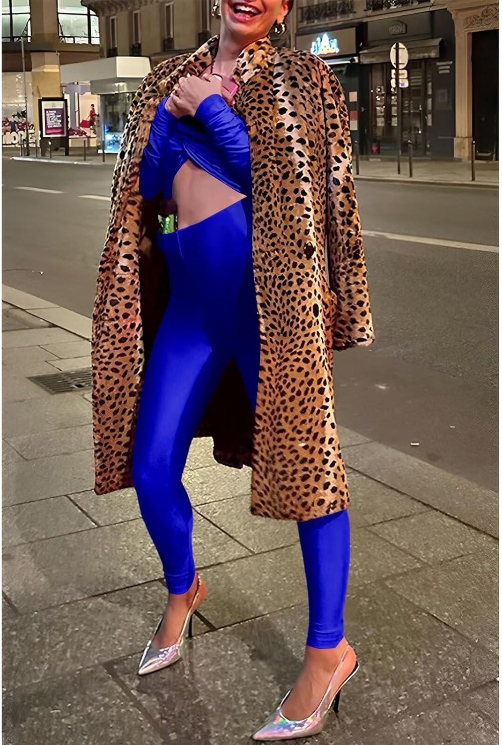 Sexy Jumpsuits for Women Off Shoulder Cut Out One Piece Bodycon Romper Club Night Outfits - Image 6