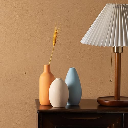 Miniatura 2 de Jarrones de cerámica para decoración del hogar, florero para decoración ideal de estantes, decoración de mesa, decoración de estantería, decoración