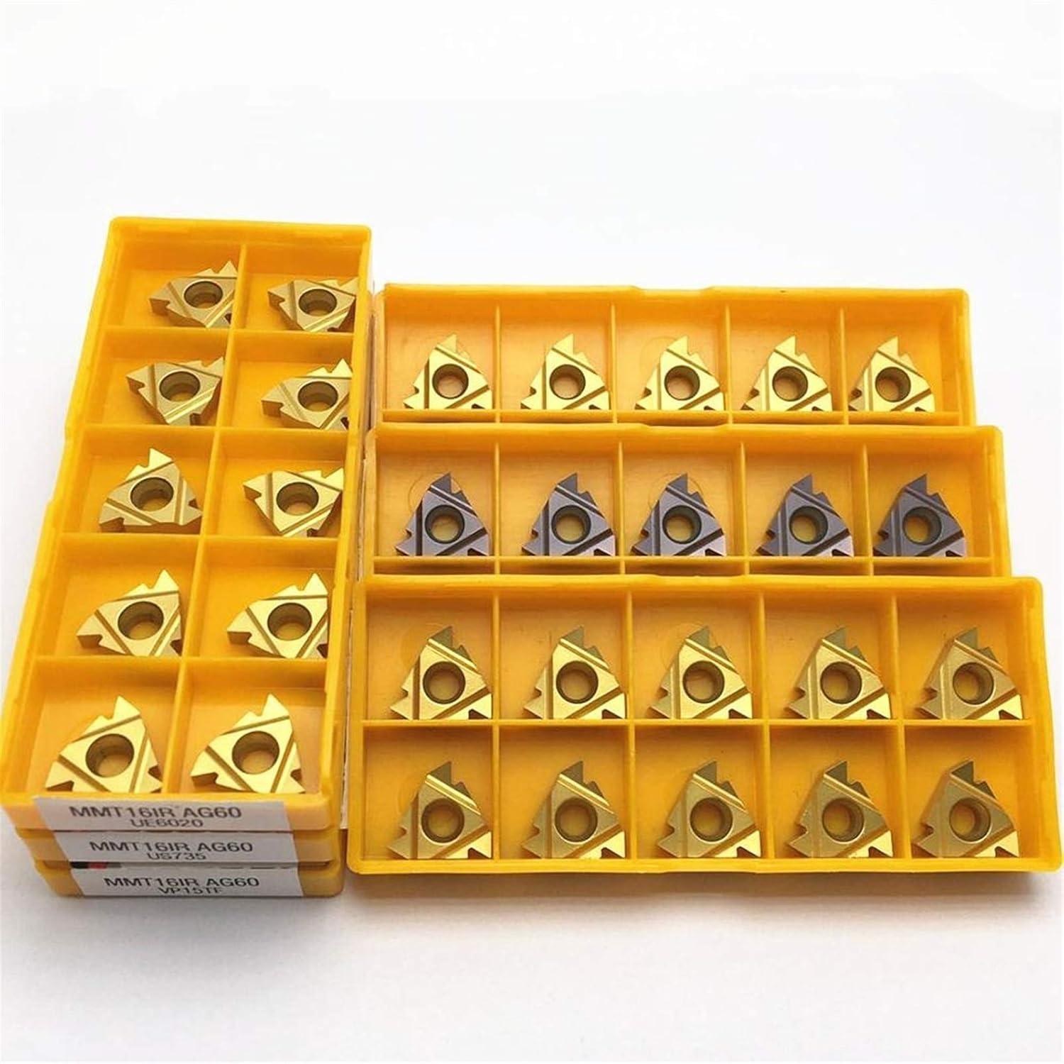 超硬インサート MMT 16ER 16IR AG60 VP15TF UE6020 US735スレッドターニングツールカーバイドインサートCNC