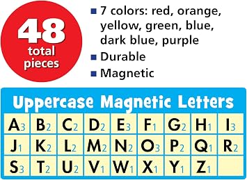 Teacher Created Resources Magnetic Letters - Uppercase (TCR77579)